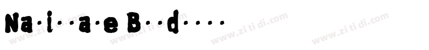 Nationale Bold字体转换